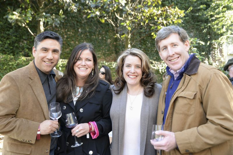 Anthony Reyes, Lesesne Phillips, Beth Meredith, and Rob Meredith