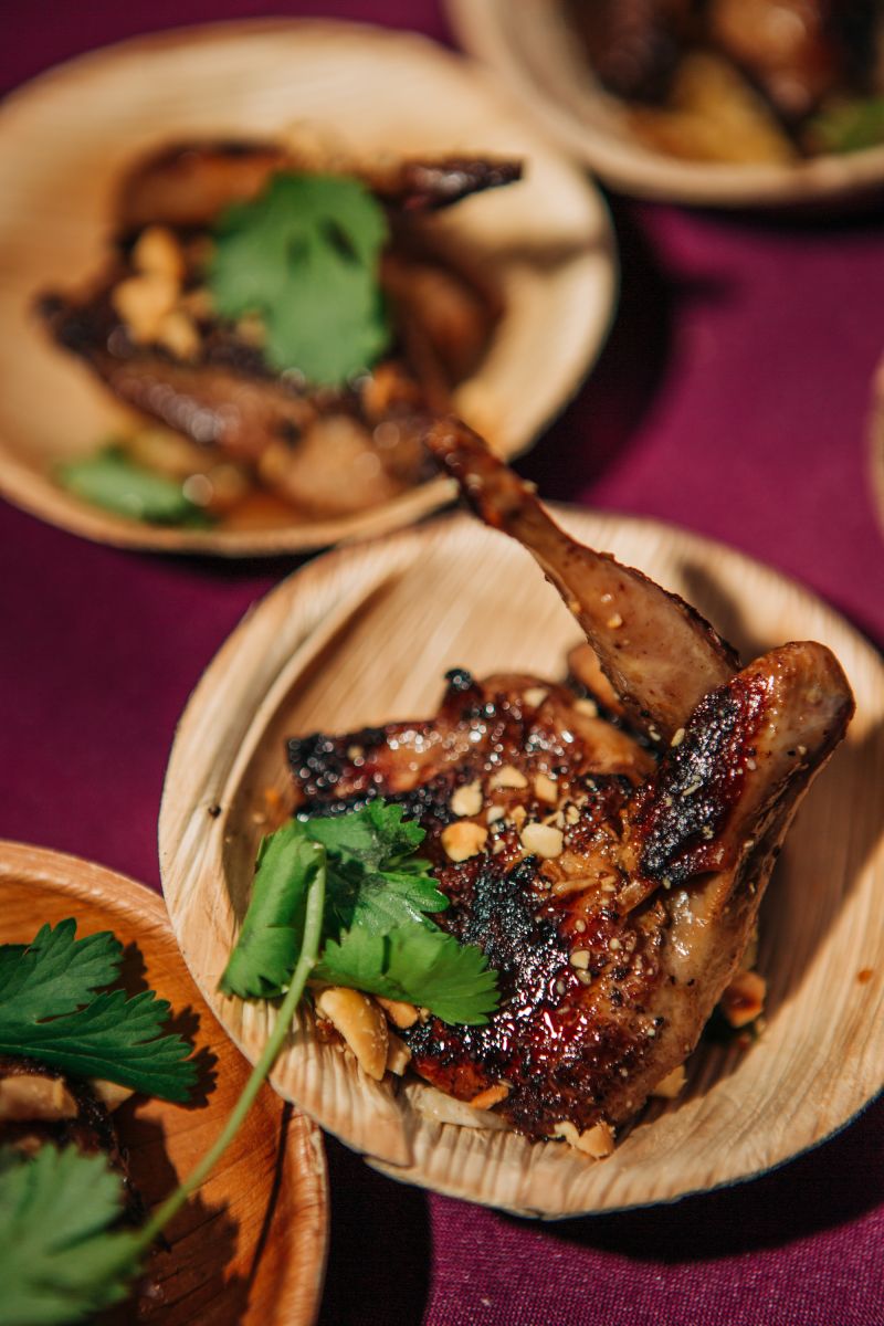 Anson&#039;s succulent barbeque quail from Manchester Farms