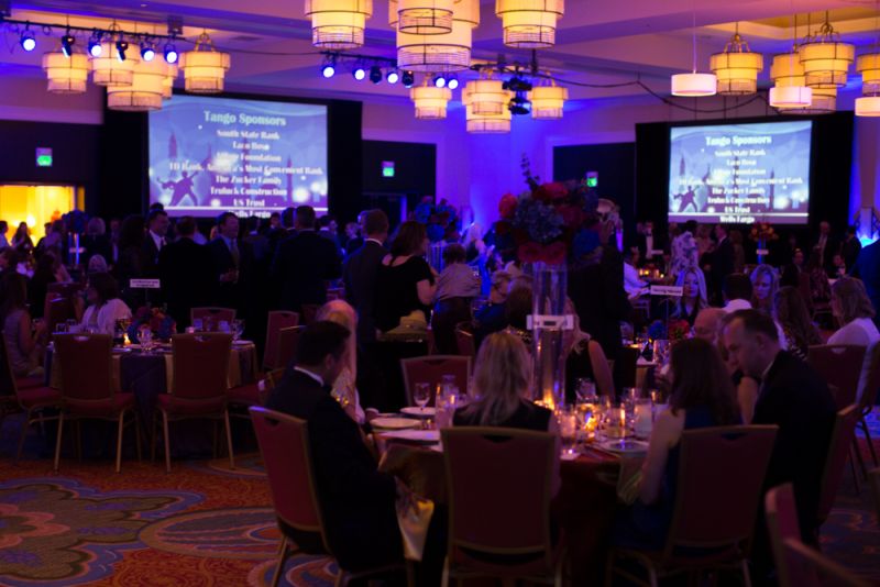 Guests settled into their seats to watch the dancing begin.