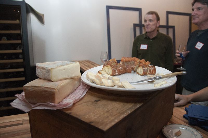 Cheeses from Four Fat Fowl made beautiful and tasty platings