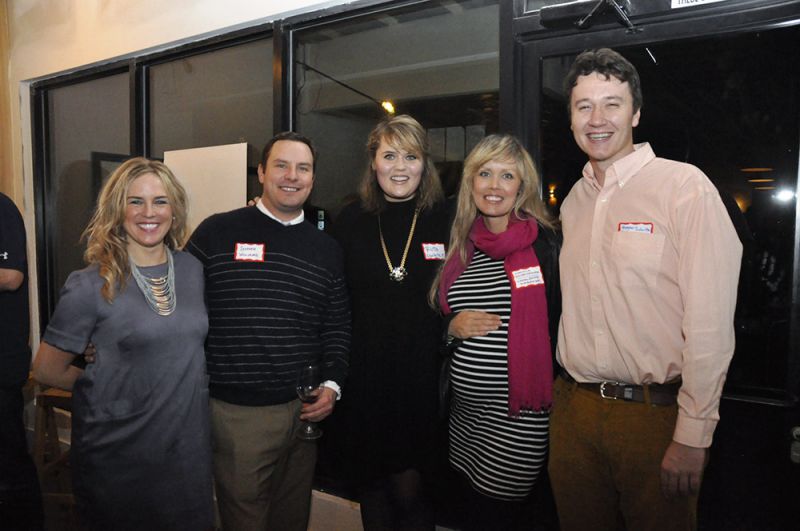 Charleston Magazine staff at the event