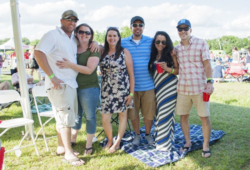 Chris and Shannon Evans, Sarah and Jesse Stament, Marcela Ruiz, and Zach Robinson