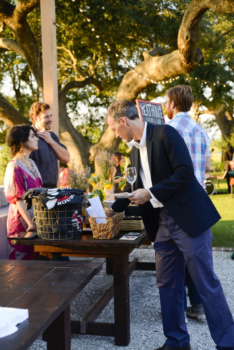 Guests sampled a wide array of food items