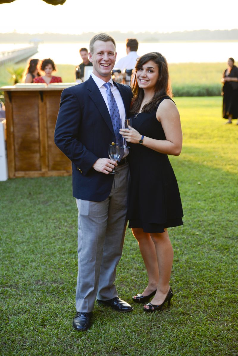 Kyle Wise and Shauna Gibson enjoyed the gorgeous sunset over the Ashley