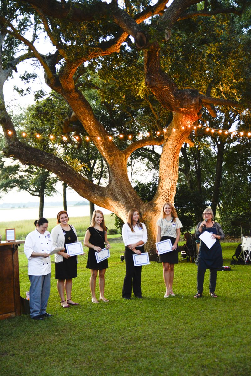 LDEI scholarship recipients Alea Harkawik, Chaisson Dangerfield, Courtney Everton, Alyssa Brewe, and LeeAnne Lower