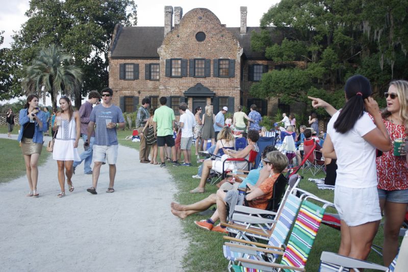 The national historic landmark made for the perfect backdrop to the night’s festivities.