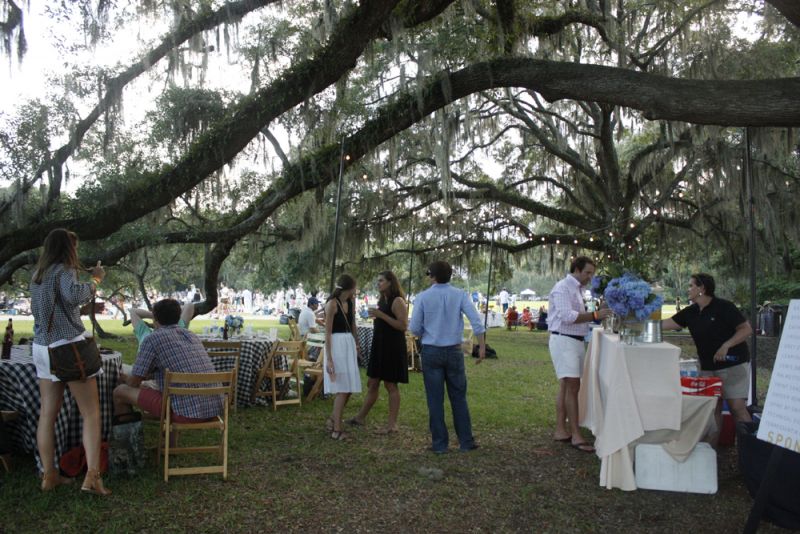 The oaks provided just the right amount of shade.