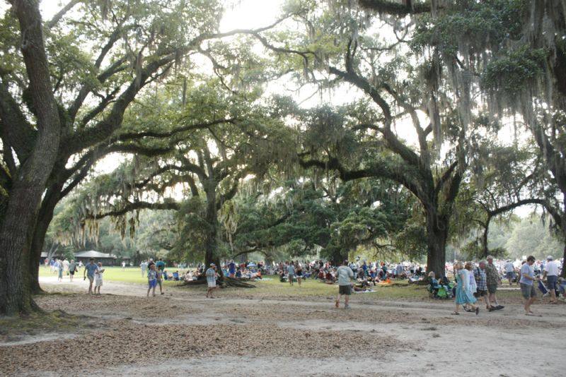 The plantation provided a scenic setting for the day’s events.