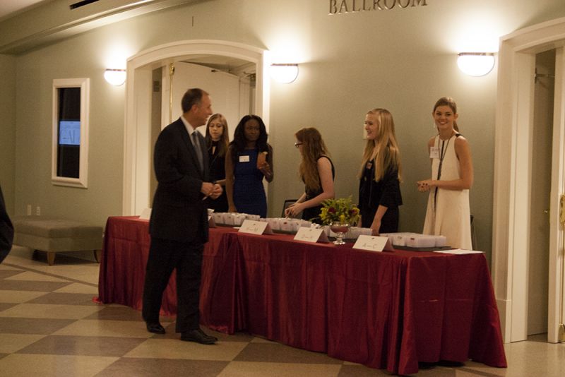 Entrance to the ballroom