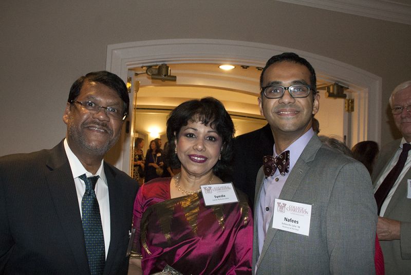 Zafar Bin Basher, Syeda Nafeesa Zafar, and award winner Nafeese Bin Zafar