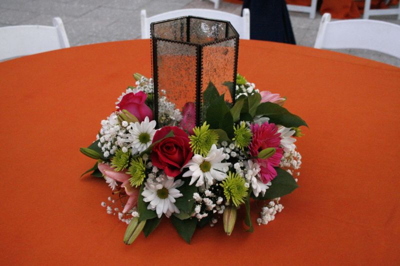 Elegant floral centerpieces