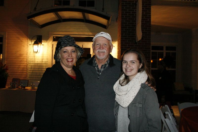 Jill Henning, Rick Howell, and Ashleigh Henning