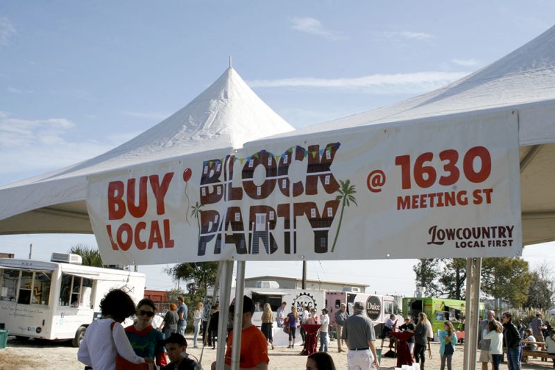 The Entrance to the Block Party