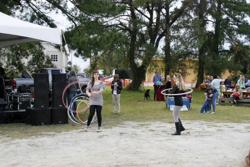 Hooping to the music!