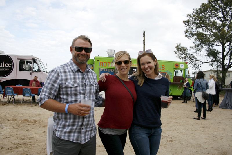 Brian Harris, Courtney Harris, and Friend Gray