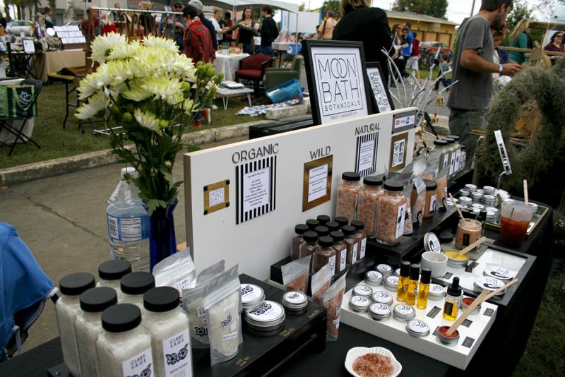 A lovely booth from Moon Bath Botanicals.