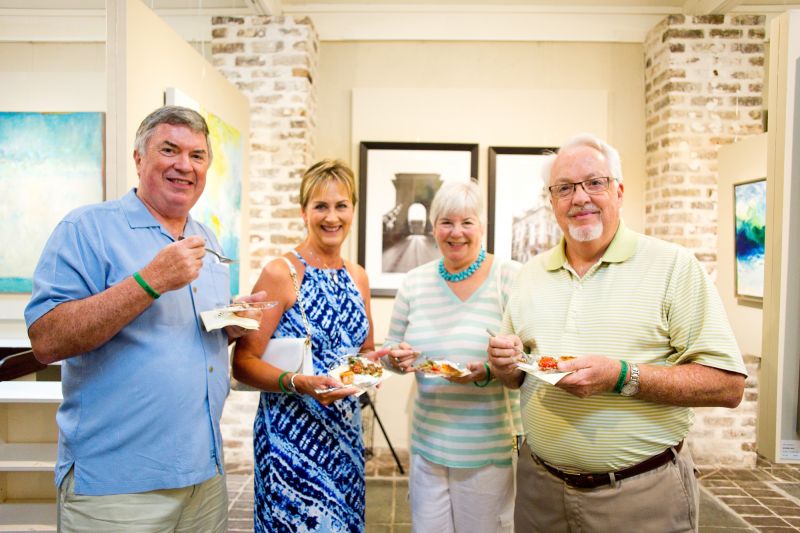 Jim and Rebecca Wick with Henry and Lynn Russell