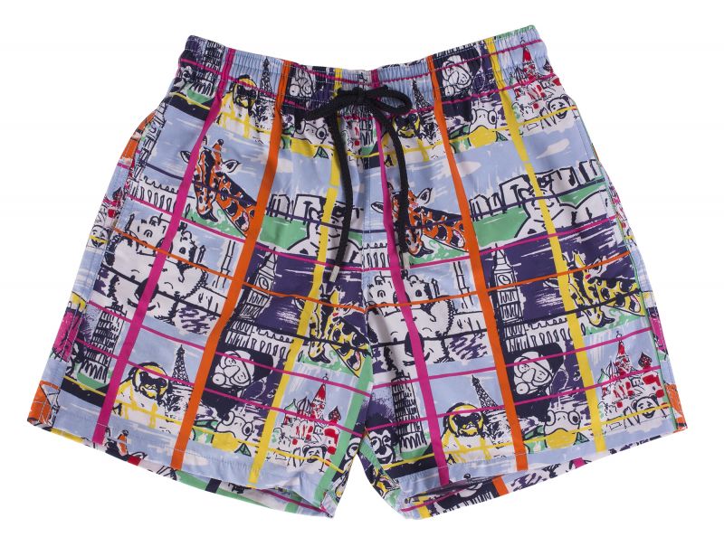 Vilbrequin &quot;Moorea Animals Selfie&quot; swim trunks, $250 at Gwynn&#039;s of Mount Pleasant