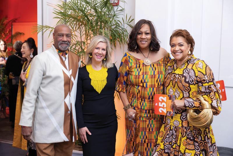 Chris Berry, Christy Durbin-Sims,  Joan Robinson-Berry, and Leilani Brown