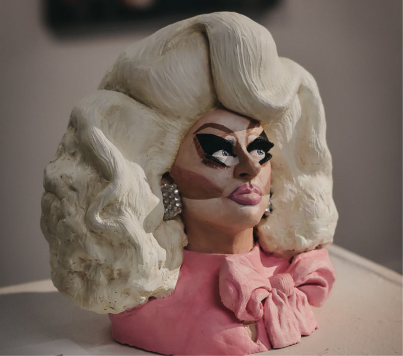 Chris Routhier’s Trixie Mattel sculpture