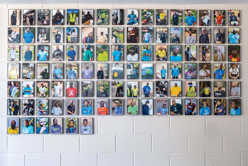 The ever-growing wall of graduates represents the ripple effect of lives impacted by the program.