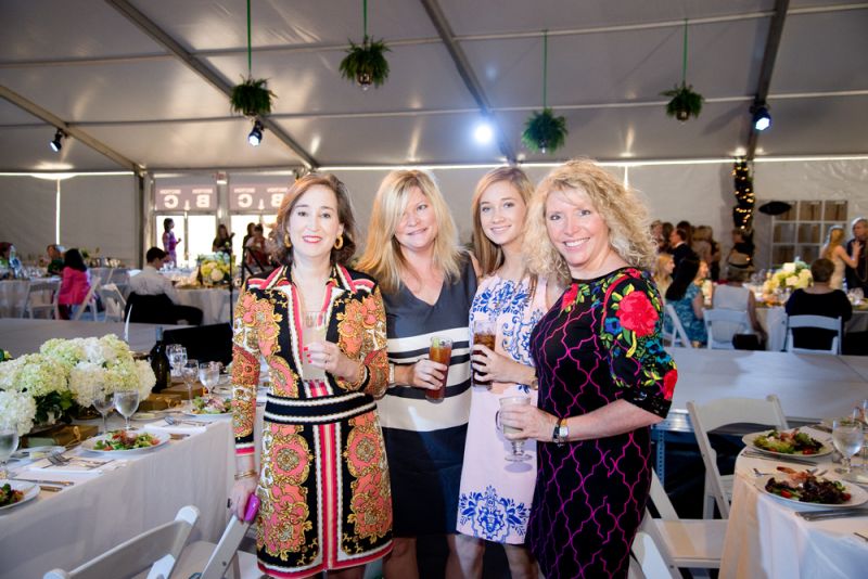 Julia Arnold, Stephanie Meadows, Arden Meadows, and Leslie Hartley