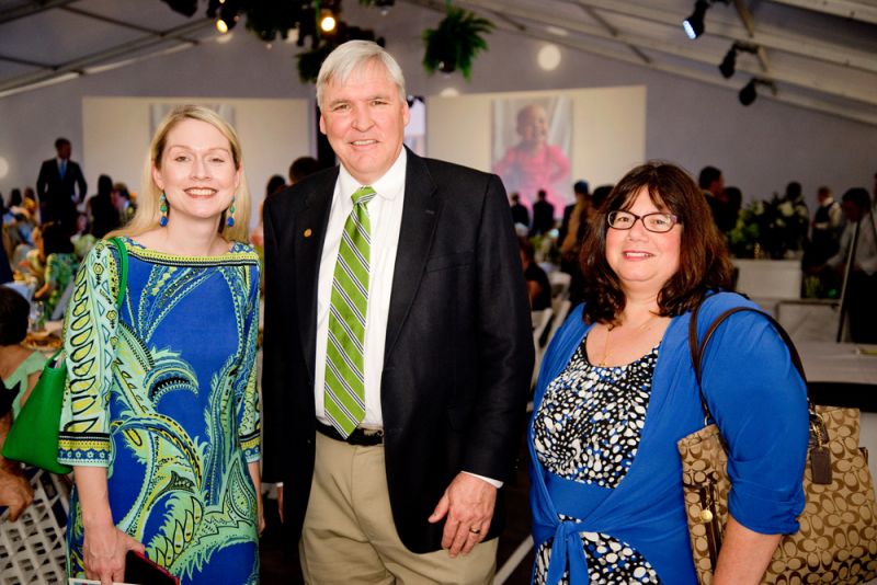 Michelle Hudspeth, MUSC President David Cole, and Jackie Kraveka