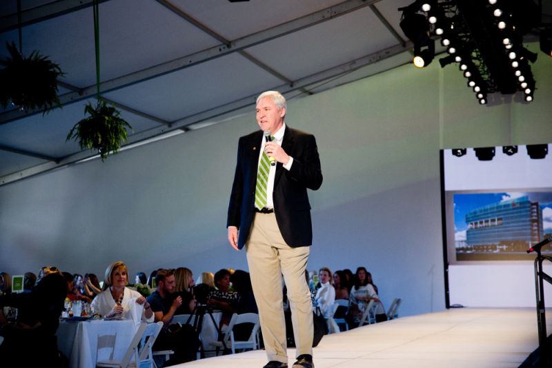 MUSC President David Cole opened the event with a speech on the importance of building the new MUSC Children&#039;s Hospital and Women&#039;s Pavilion.