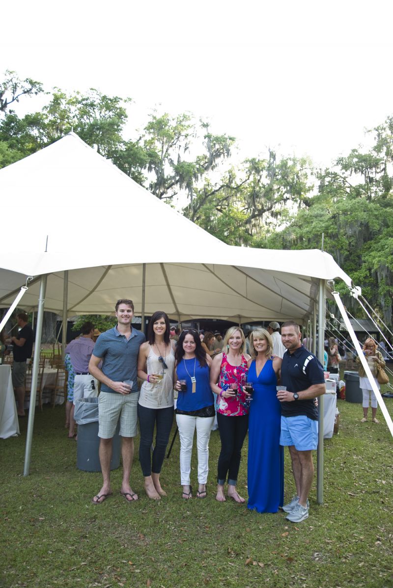 Ben and Schanen Smith, Jaime Morrell, Charlotte Marcinko, and April and Fred Bennett.