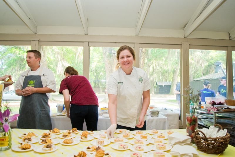 High Cotton served up duck rilletes and Joseph Fields Farm strawberry jelly rolls.