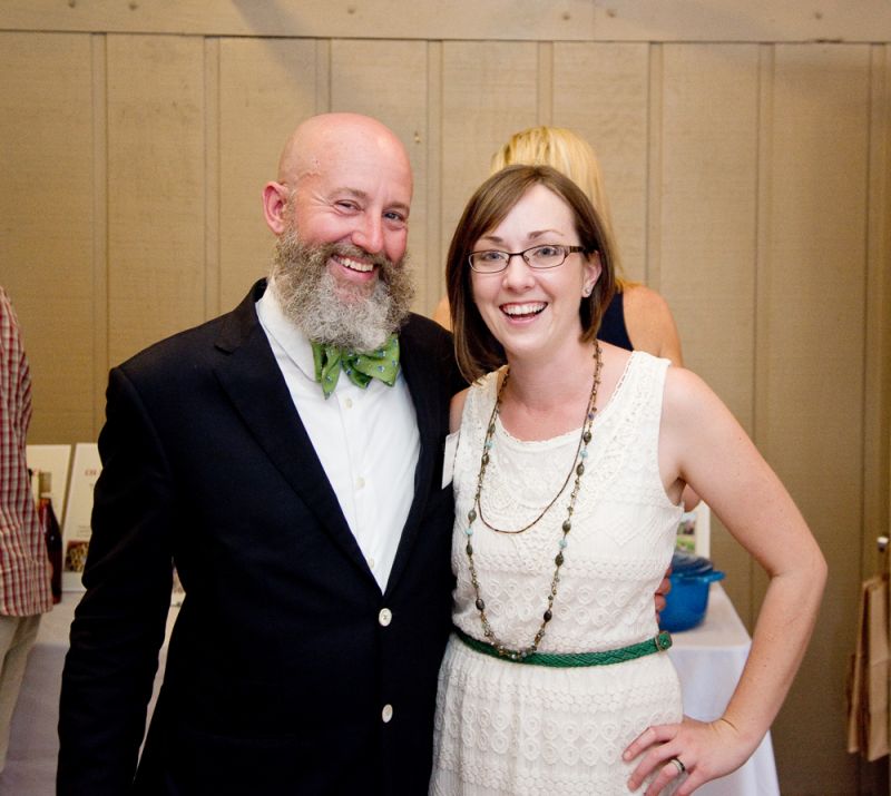 Farmer Jim Martin and Lowcountry Local Firsts’ Director of Sustainable Agriculture Nikki Kelley