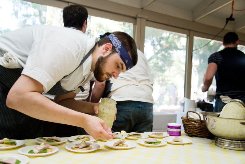 FIG and The Ordinary&#039;s tartine of poached chicken with sauce gribiche