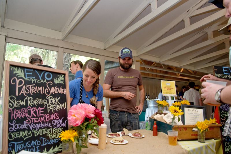 EVO Pizzeria was a crowd favorite.