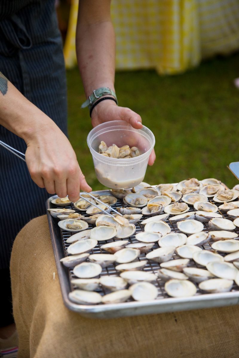 Two Borough&#039;s wood-grilled clams