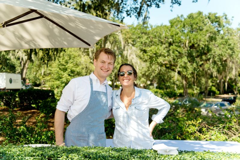 Lane Becker of The Ordinary posed with a guest.