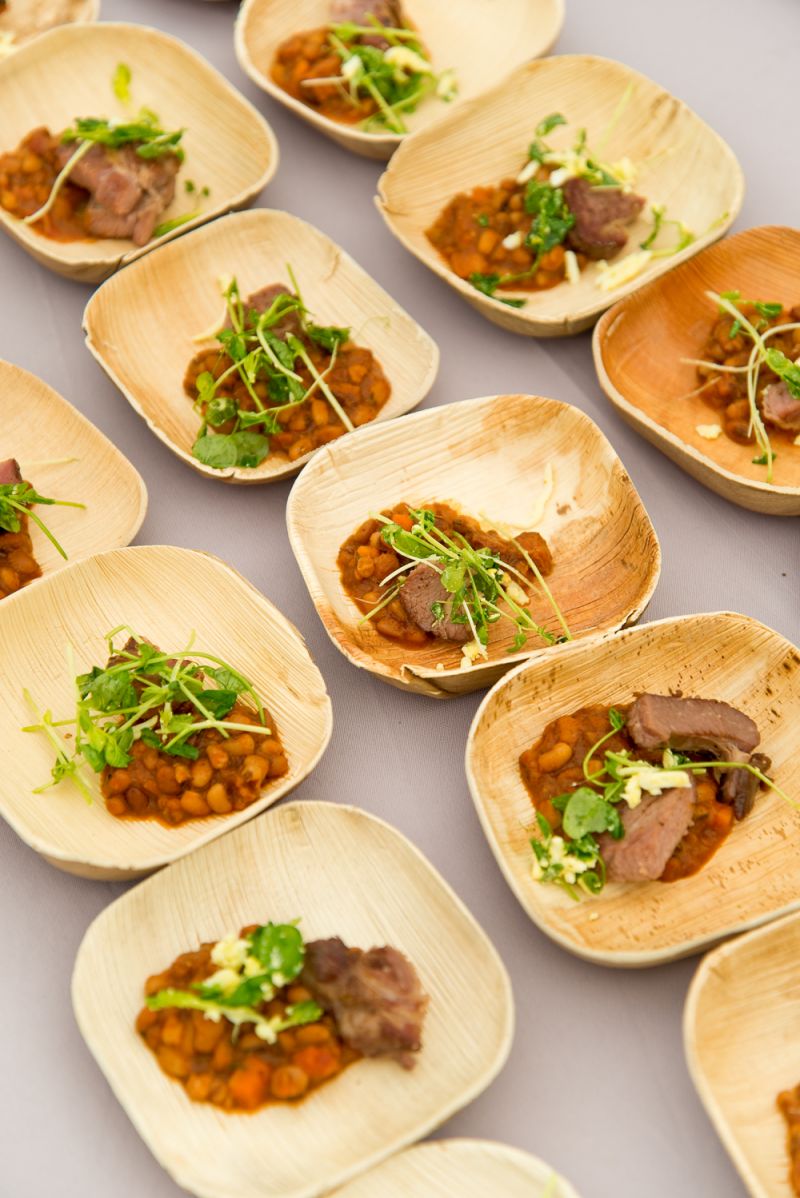 The Obstinate Daughter served seared lamb collar topped with microgreens.