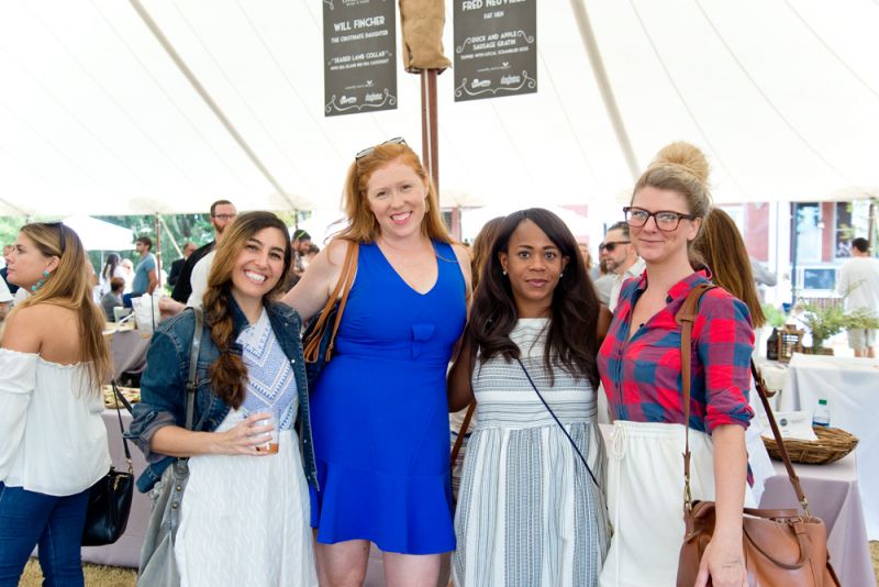 Jenny Ferrara, Charleston City Paper’s Kinsey Gidick, Shari Knight-Gillman, and Eater’s Erin Perkins