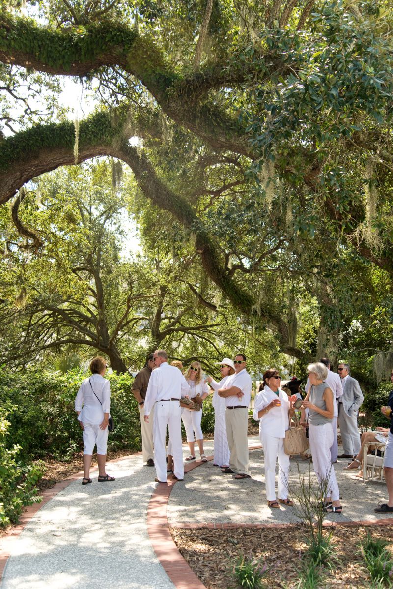 Even though the event took place after Labor Day, attendees were encouraged to &quot;ignore the rules of post-Labor Day fashion and keep your summer-kissed silhouettes all dressed in white just one more weekend.&quot;