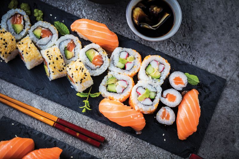 On a Roll: “Sushi is one of my favorite foods. I love the combination of flavors and the technique and skill it takes to create it.“