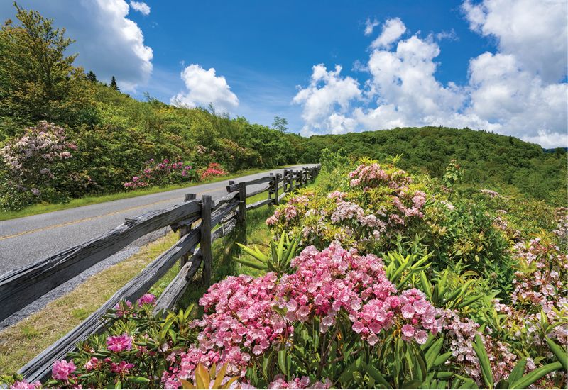 The Folk Art Center is located along the Blue Ridge Parkway.